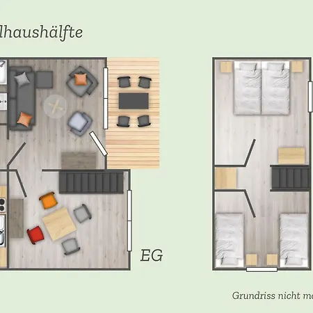 Ferienglueck Im Doppelhaus- 60 M Zum Haus 2 Prázdninový dům